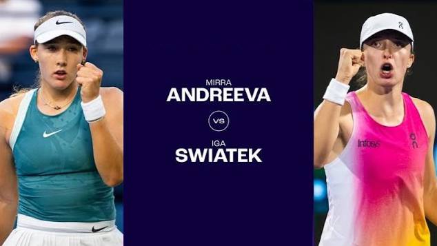 15.03.25. Мирра Андреева - Ига Швёнтек. WTA 1000 Indian Wells. Mirra Andreeva - Iga Świątek