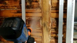 Обработка сруба от Кораеда и прочих жителей 2019 03 13