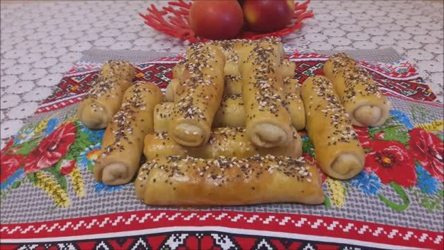 ТРУБОЧКИ с КАПУСТОЙ из САМОГО ПРОСТОГО теста Рецепт Теста без Дрожжей
