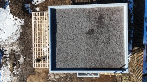 Монтаж плоской крыши из полимерной мембраны в СНТ Малиновые вечера 2025г