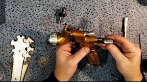 Ремонт краскопультов замена воздушного  клапана