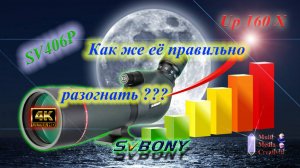 Итоги по разгону зума зрительной трубы SVBONY SV406P ED !!!