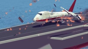 All Systems Failed - Very Hard Emergency Landing | Airplane Crashes ! Besiege plane crash