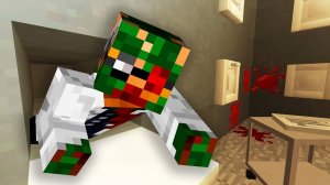 НОЧЬ В МОРГЕ С ЗОМБИ. ДЕНЬ 3 - ЗОМБИ АПОКАЛИПСИС МАЙНКРАФТ