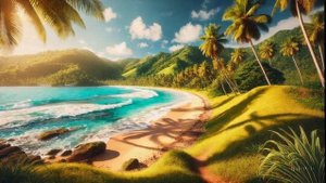 Relaxing Music for Stress Relief ~ Piano Music ~ Tropical Serenity