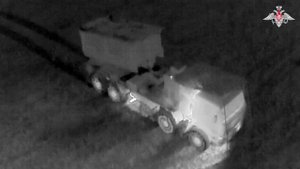 Редкие кадры работы инженерной системы дистанционного минирования "Земледелие"