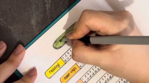 трекер привычек своими руками | оформляем разворот вместе