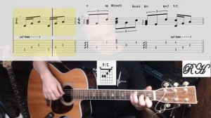 RH. Duncan Laurence. Arcade. Guitar cover. Chords, notes, tabs