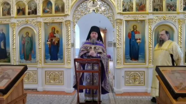 Неделя 3-я Великого поста. Крестопоклонная. Мк. 8,34-9,1. 23.03.2025 смотреть онлайн