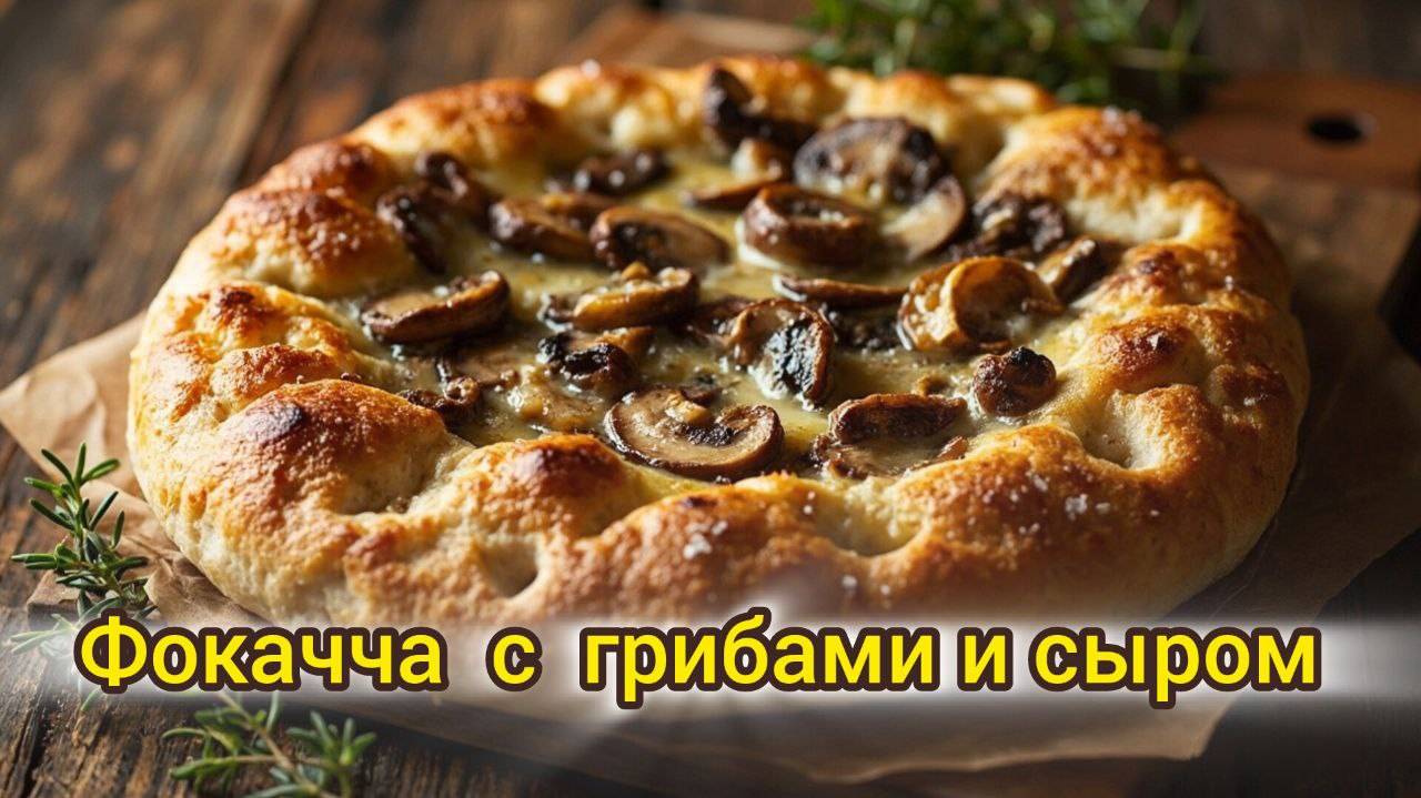 Фокачча с грибами и сыром: Хит 2025 года!