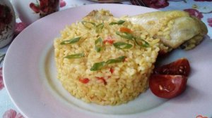 Булгур с курицей в мультиварке-скороварке