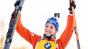 Немецкая спортсменка Франциска Пройс выиграла Кубок мира по биатлону