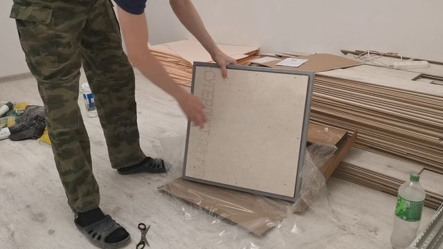 Ревизионный люк нажимной под плитку Эвент ЛКМН 60х60, невидимка
