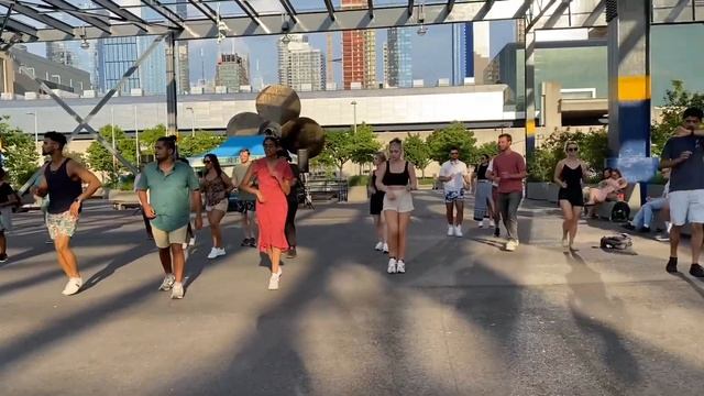 Sunset Salsa with Talia Opening Night at Pier 76 clips from class & dancing - Tuesdays thr June 28t смотреть онлайн