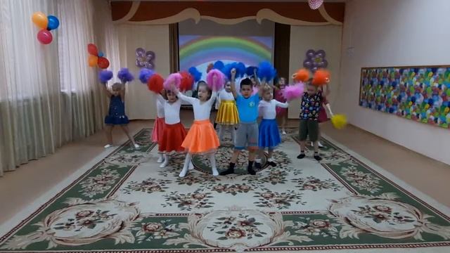 танец "Радуга желаний" (МБДОУ №21) муз. рук. М.В. Зорина смотреть онлайн