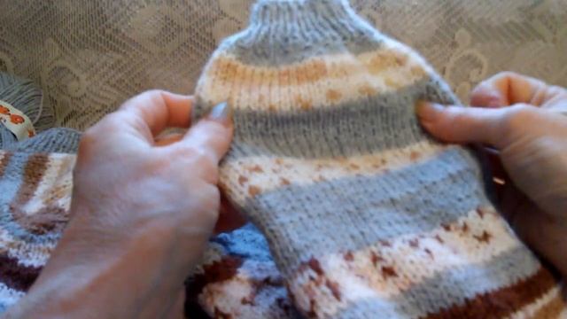 Кофта для мальчика. Обзор готовой работы смотреть онлайн