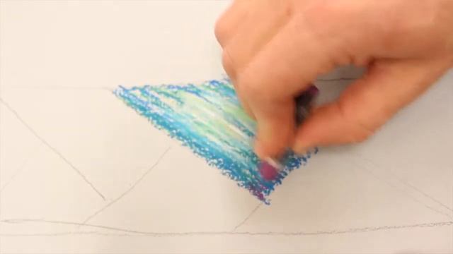 Oil Pastel Braid Drawing Demo смотреть онлайн