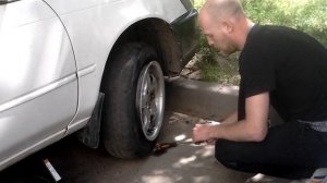 Бортировка бескамерки взрывом