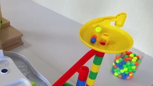 Водоняя трасса Marble Run! Трасса Marble Run Trix для спуска шариков! ASMR Somen со звуком воды