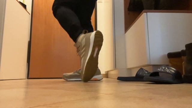 Adidas Terrex Free Hiking GTX 420 - look on feet смотреть онлайн