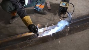 Барс советует: Как сварить двутавр накладками в полевых условиях