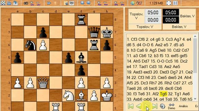 Topalov veselin  and baklan v  1 0     684