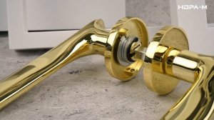 Ручка дверная Slim 135А золото