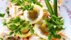 Салат из топинамбура