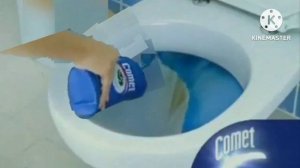 Вырезанные рекламу Comet 24/7 Уход гель для туалета [2007-2008]