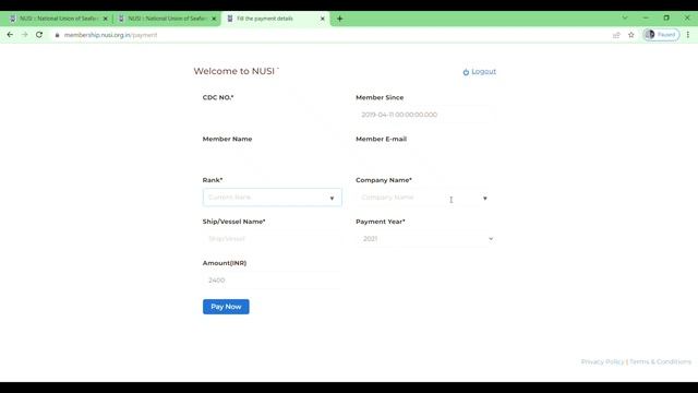 How to renew NUSI card || How to make Nusi membership payment online смотреть онлайн