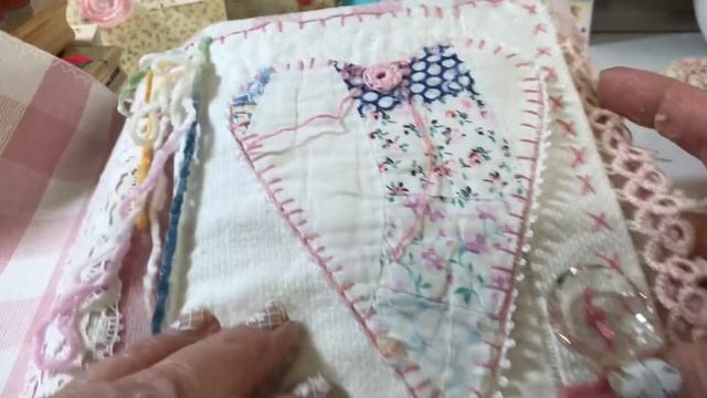 Soft Cover Booklet, Sewing, Heart:  #sewinlovefebruary  with Anna Wight.  & thrifty stamp share