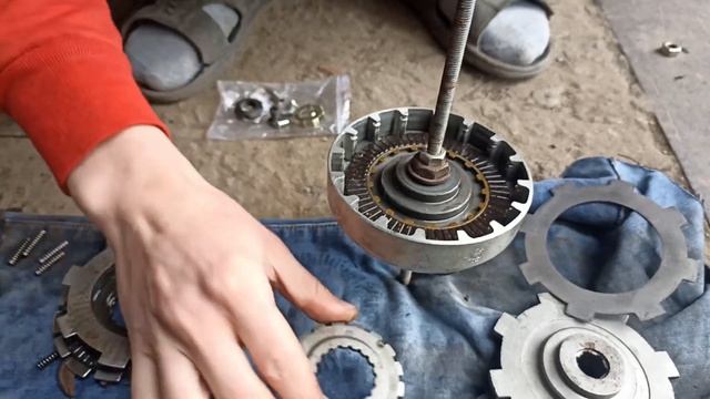 Тюнинг сцепления на альфе // мустанг Динго 125 смотреть онлайн