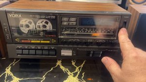 YORX stereo cassette/ radio Am/Fm recorder