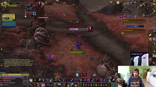 Pshero vs Warlock and revenge of the slain war World PVP Wow Shadowlands смотреть онлайн