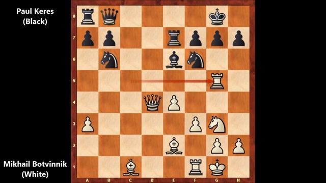 Mikhail Botvinnik vs Paul Keres (1948) #1 смотреть онлайн