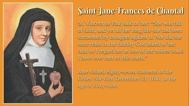 Saint Jane Frances de Chantal Biography and Prayer смотреть онлайн