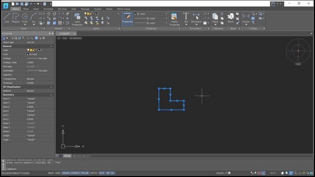 NanoCAD How To Mirror Object смотреть онлайн
