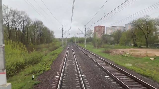 Поездка на поезде Москва - Фрязево