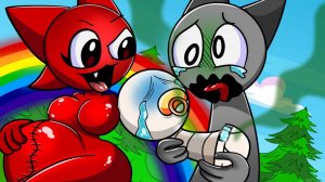 Спрунки - Мультики про Спрунке Ребенок Мруны и Грея - это Вайрум?! | Incredibox Sprunki Animation