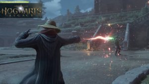 Hogwarts Legacy бой с Теофилом Харлоу