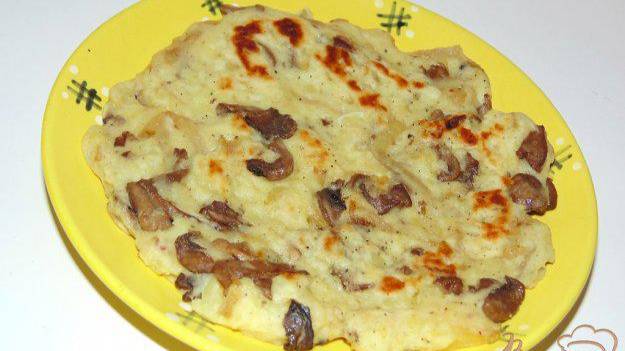 Картофельные лепешки с шампиньонами