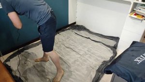 Надувная кровать Intex 64448 Headboard Airbed