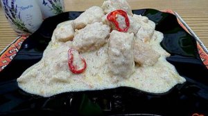 Подлива из куриного филе со сметаной