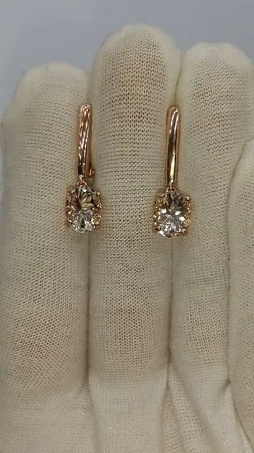 Серьги с морганитом "Марго" смотреть онлайн