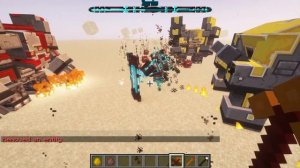 Epic Minecraft Battle:ignis vs redstone monstrosity(goety) fight#minecraft #gaming