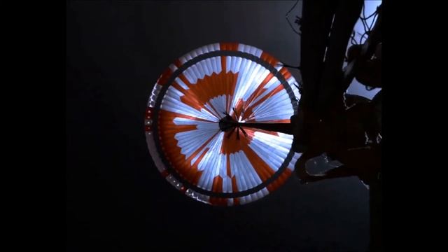 Perseverance Mars 2020 - Parachute Up-Look Camera B with Audio Effects смотреть онлайн
