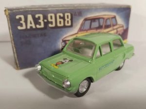 Модель 1:43 заз-968 А16 сделано в СССР