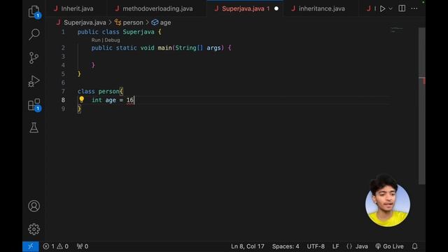 Java Programming : 🔥super variables,methods,constructor || #21