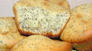 Кексы на молоке с маком