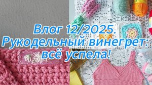 Рукодельный винегрет: успела всё! Влог 12/2025г.